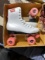 Pair of size 6 girls roller skates in box