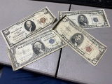 Group lot of old paper money notes