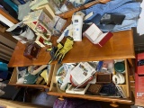 Contents of dresser and items on top lot