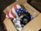 Misc kitchen items, Keurig coffee pot, American Flag