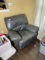 Vintage large sized leather chair