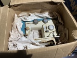 Vintage White Sewing Machine