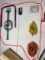 Gauges set, extension cord, clock etc