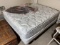 2 Mattresses with box springs and frames