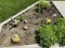 Grouping of smaller yard or garden art pieces