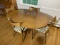 Mid Century Modern Dining Table + 4 Chairs