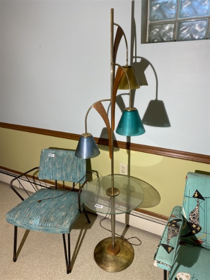 Vintage Mid Century Modern Tulip Lamp table