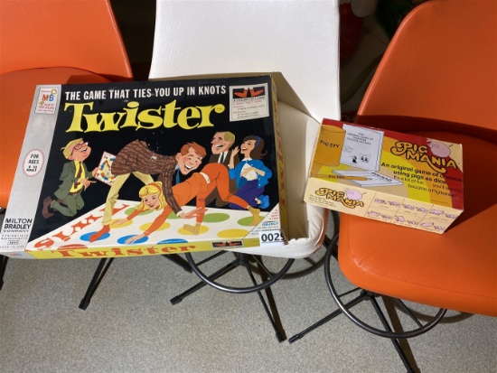 Vintage Twister game in original packaging, PLUS Pig Mania