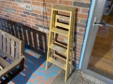 Vintage wooden step ladder