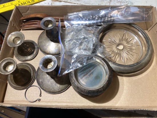 Flat lot of assorted sterling silver