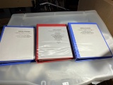3 binders full of mostly unused stamps - topical