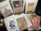 Group lot assorted prints, magazine covers etc