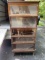 5 section barrister bookcase with top