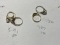 Group lot of 14k gold and 10k gold rings