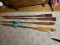 2 sets of antique boat oars