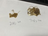 7.48 grams 14k and 2.86 grams 10k gold lot