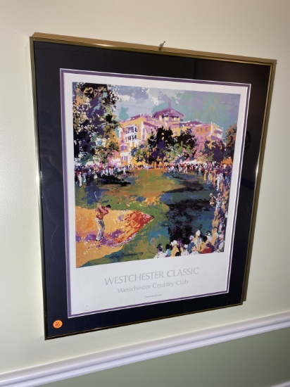 Vintage print - Westchester Classic Golf - LeRoy Neiman