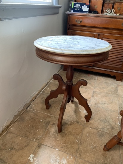 Marble top table 30" tall