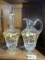 Rare Val St Lambert Crystal Decanter and Water Pitcher