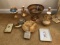 Mid Century Decor Grouping Including better glass, lighters