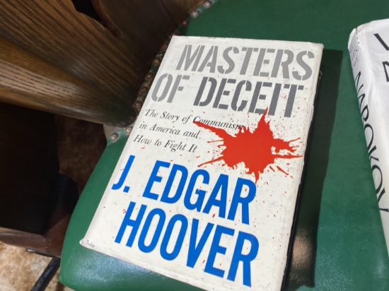 First edition - Masters of Deceit by J. Edgar Hoover