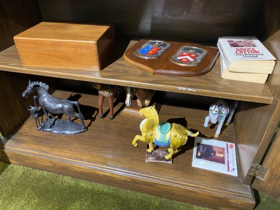 Group lot of cabinet items