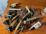 Group lot of antique miniature cannons