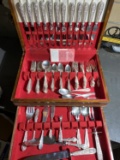 Large and impressive Stieff sterling silver flatware set