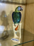 Rare large sized Swarovski Crystal Parrot