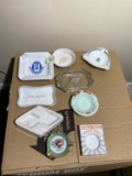 Group lot vintage European etc Ashtrays