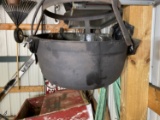 Antique Cast Iron Cauldron with stand