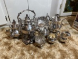 Large lot of better silver plated items