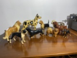 Large grouping of Morten studio dogs