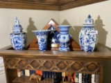 Antique Pieces of Delft Ceramics Plus Chinese