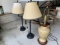 Group lot of 3 lamps