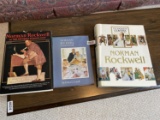 Group lot of three hard bound books - Norman Rockwell