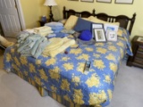 Vintage King Sized Bed, Mattress, Boxspring