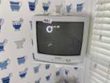 Small television on stand