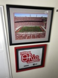 2 Framed Ohio State Items