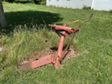 Vintage Metal Tractor Mounted Plow