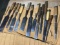 Big lot of assorted Scrapers or smaller timber chisels or slicks