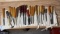 Large lot of assorted chisels and more