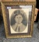Antique Chalk photo Portrait