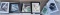 Group lot of Framed Antiqued Transportation etc Lithographs