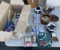 Group of Schleich Toys, cards, gambling items and more