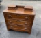 Antique Dresser with glove boxes, foliate pulls