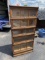 Macy Five Stack Barrister Bookcase w/Rare Divided Sections