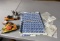 WWII Nazi German Stamps, plus paint decorated toys