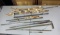Group lot of African Spears,  arrow tips, bow, cane etc