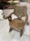 Antique Chair with carved seat